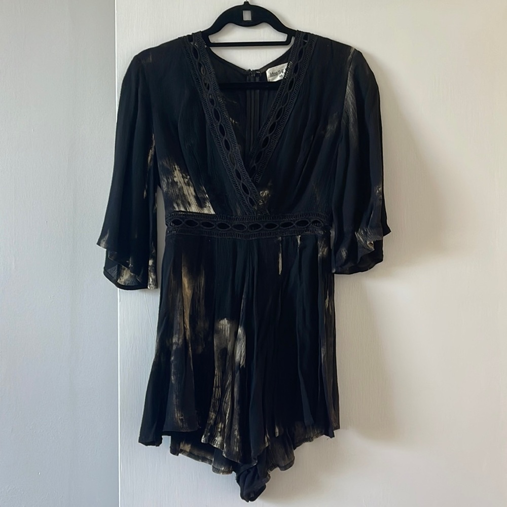 Subtle tie dye romper